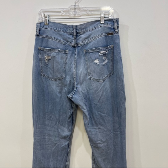 Kancan Jinx Ultra High Rise 90’s Boyfriend Jeans Medium Wash Distress Size 11/29 - Picture 4 of 8